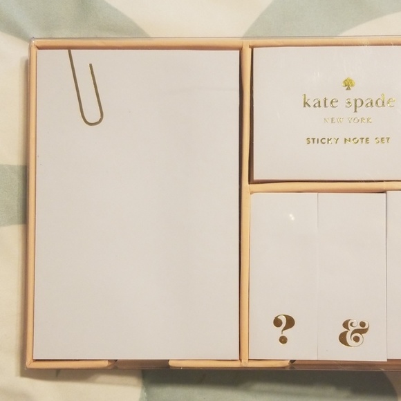 kate spade strike gold sticky note set - Picture 4 of 6